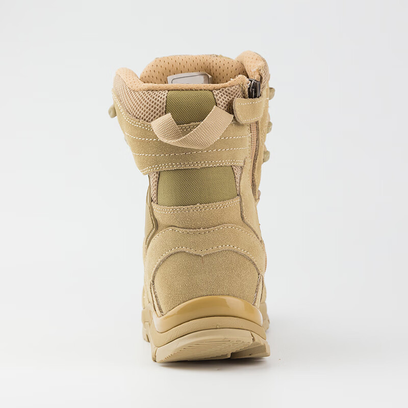 陇聚福 新款黑鹰战术靴男作战靴战术沙漠靴陆战高帮户外登山作 黑色