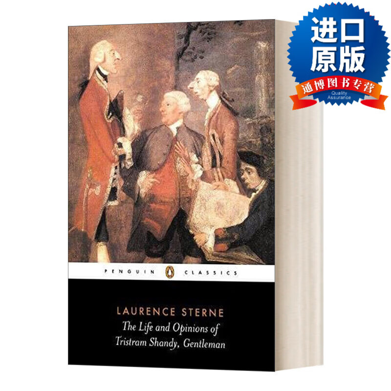 英文原版 the life and opinions of tristram shandy, gentleman 特