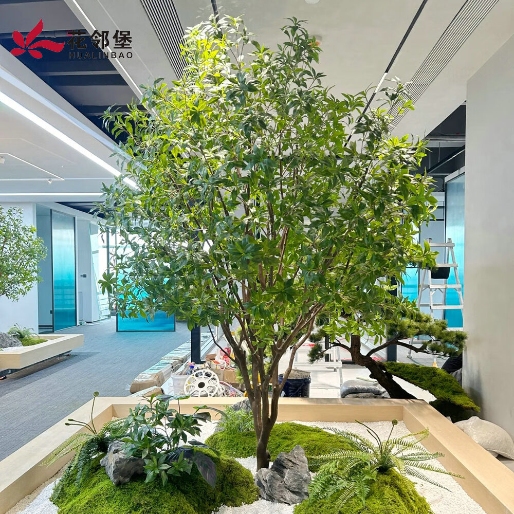 高端馬醉木櫥窗造景仿生植物室內(nèi)仿真綠植裝飾樹大型假樹簡(jiǎn)約景觀 來圖定制