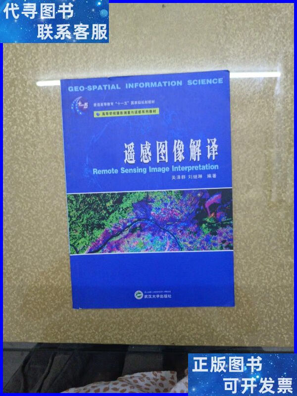 遥感图像解译 武汉大学出版社二手书