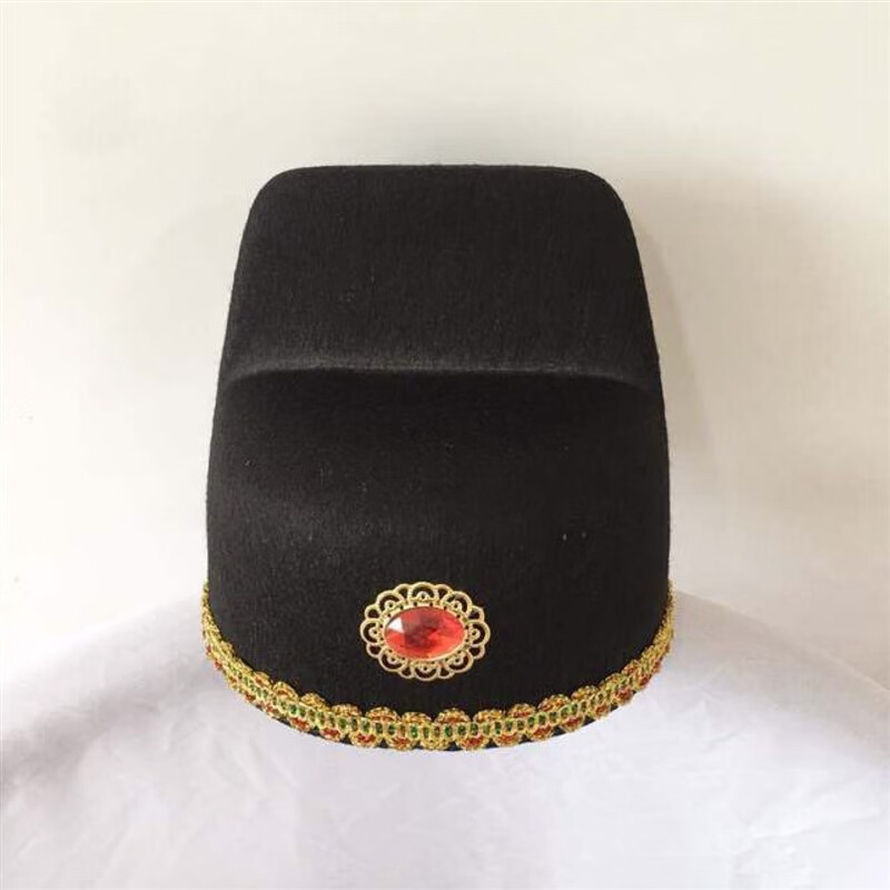 uhfr古代官帽于谦古装头饰男冠海瑞明朝官帽儿童汉服状元帽乌纱帽 款