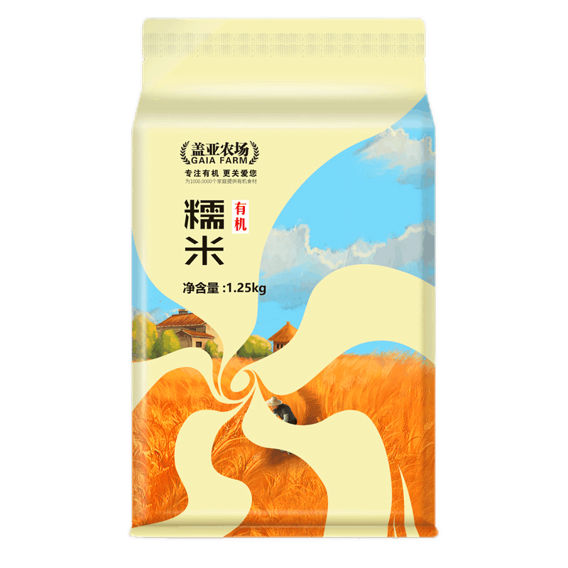 ����ũ�� Gaia Farm �л�Ŵ��1.25kg ���������� ��� �׷����� �˱���ԭ�� ���װ 14.9Ԫ