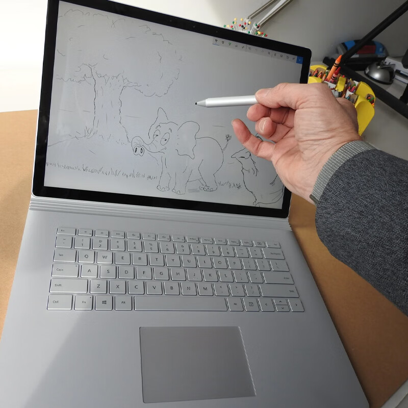 微软Surface Book2/3办公设计二合一平板GTX1660Ti二手游戏笔记本电脑双电池95新 15寸book3 i7 32 1T RTX3000