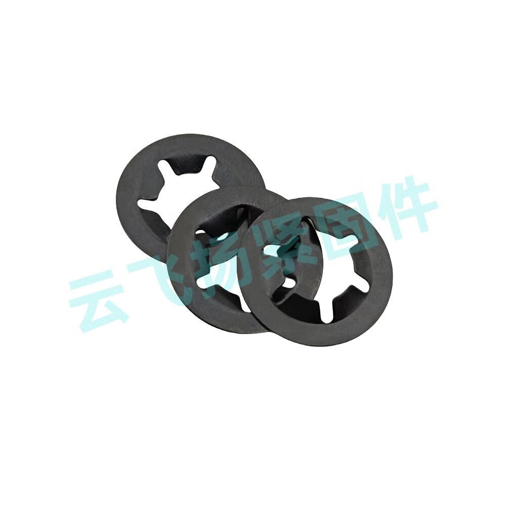 65锰钢轴承夹挡圈轴用梅花卡簧弹簧花型垫圈外卡平卡夹片m3-m12 m3*