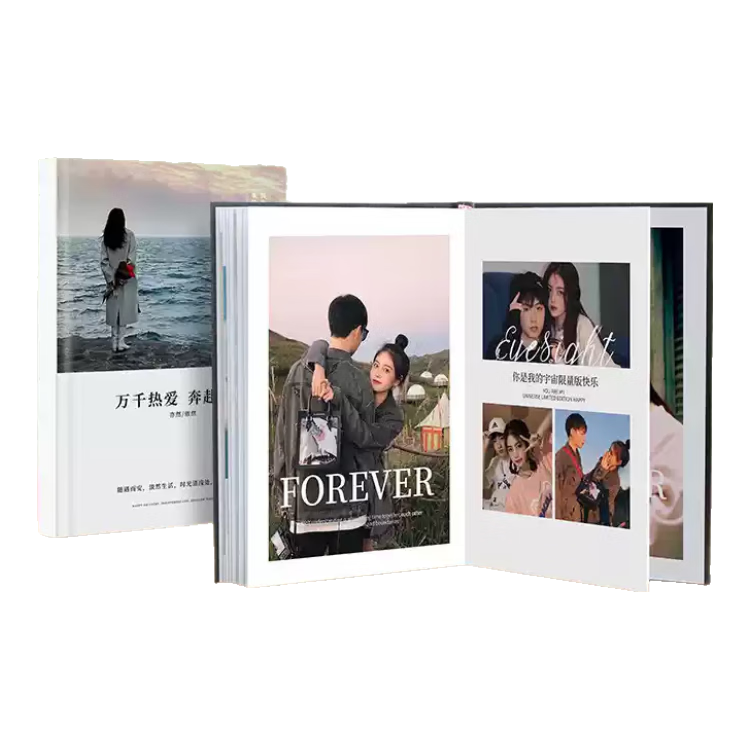 益好照片書定制作情侶相冊本紀(jì)念冊高級diy家庭影集沖洗打印創(chuàng)意兒童寶寶成長記錄女友生日情人節(jié)禮物旅行 【臻彩款】升級六色印刷-硬殼硬頁-銅版紙-12寸 32頁【建議放32-89張照片】