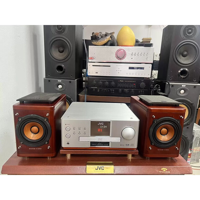 原装jvc杰伟世 ex-a1 组合音响原装220v 三寸家庭影院 二手8成新