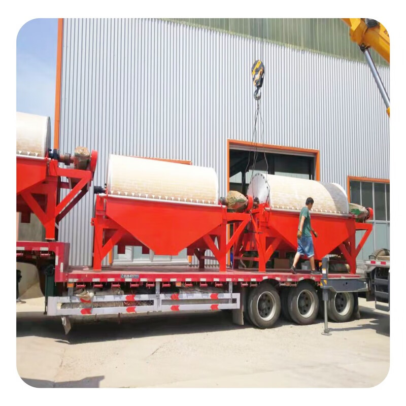 mdug小型磁选机强磁滚筒式输送吸铁机顺流半逆流强磁铁矿铸铁山东厂家