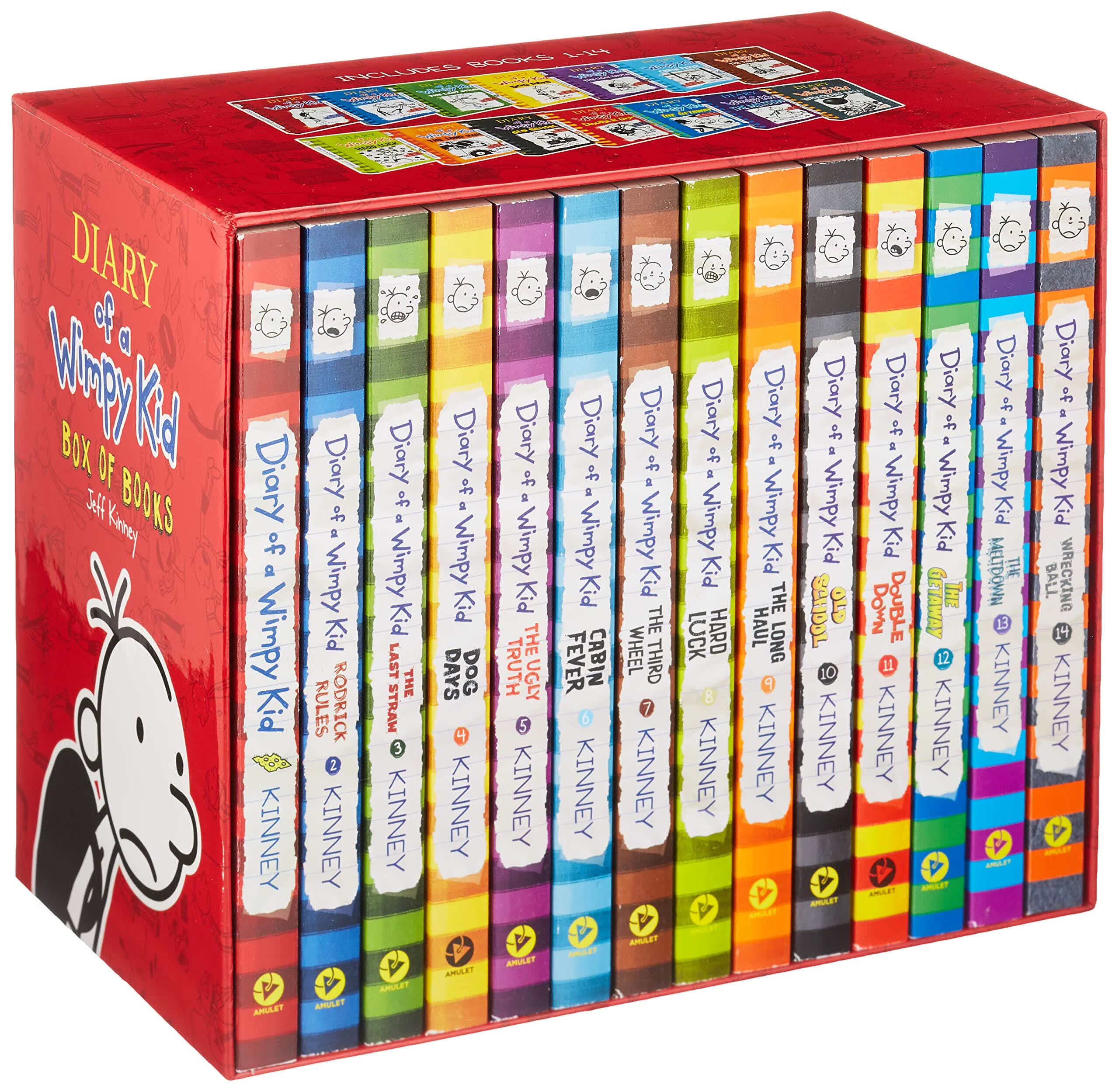 Diary of a Wimpy Kid: Box of Books 1-14