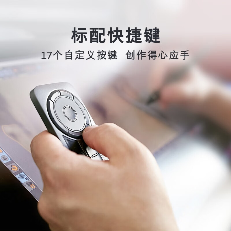 Wacom 和冠 新帝Pro 液晶数位屏 手绘屏 绘画屏 绘图屏 显示屏 4K超高清 DTH-2421【桌面支架套装】