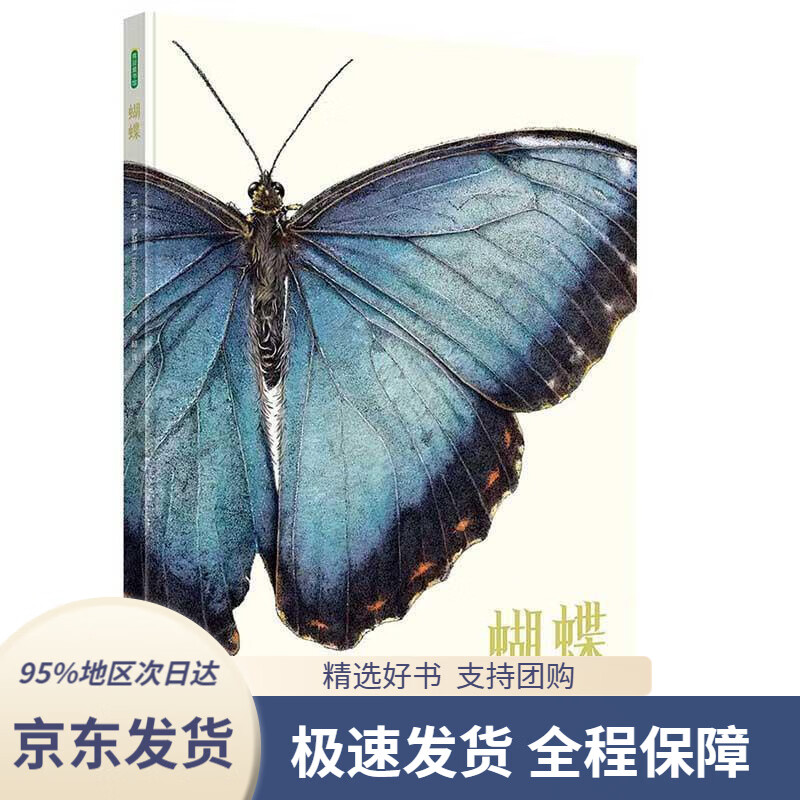 【新华书店正版】蝴蝶(科学性与艺术性完美结合的手绘蝴蝶科普书)本