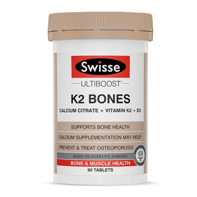 swisse k2钙维生素d3片 90片钙 90片