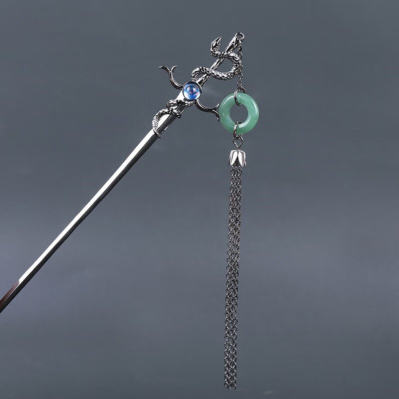 欧阳先生原创设计流苏发簪新中式合金丸子头发饰盘发中式簪子汉服发饰