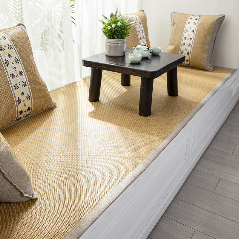 网红飘窗垫窗台垫可阳台垫子新款高端装饰夏季坐垫毯落地窗定做 林轩