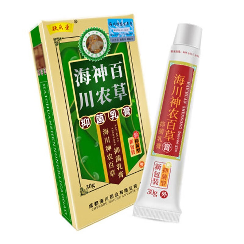 扶氏堂海川神农百草膏第二代 成人外用皮肤草本膏 30g 神农百草膏1盒