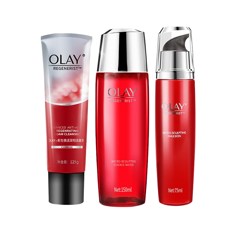 ���ڲ����������ͣ�OLAY���¿�ʤ�Ĵ��ƿ������װ ���±�ʪ��ˮ�����沿����Ʒ������ �����ƿ������+���ˮ+��Һ