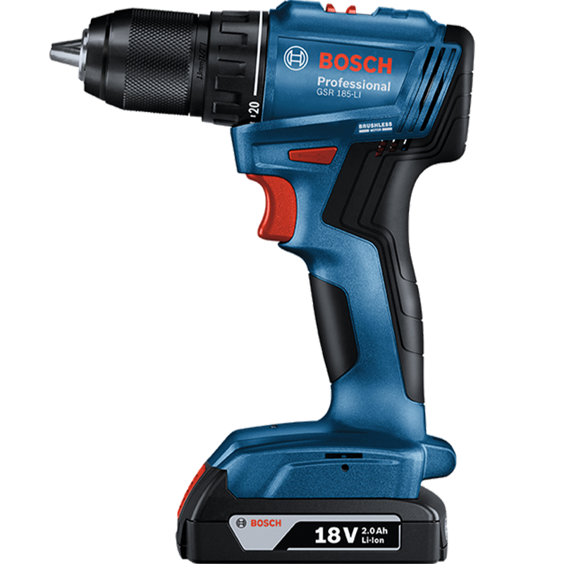 博世（BOSCH）GSR 185-LI 18V無刷鋰電起子機(jī)充電手電鉆螺絲刀 2.0Ah電池*1