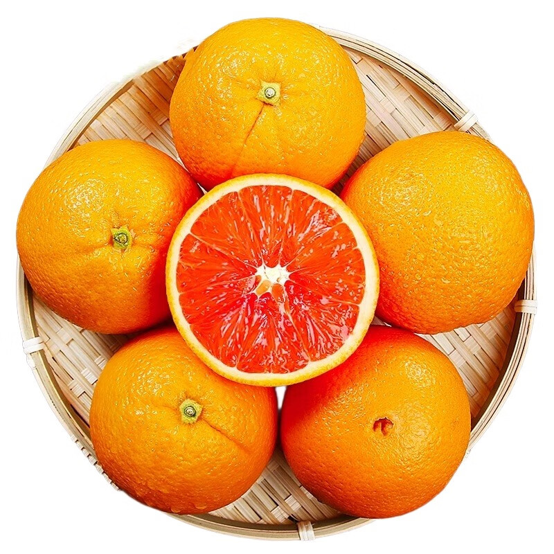 京格(jingge)秭归血橙 中华红橙红肉脐橙当季孕妇新鲜水果现摘薄皮手