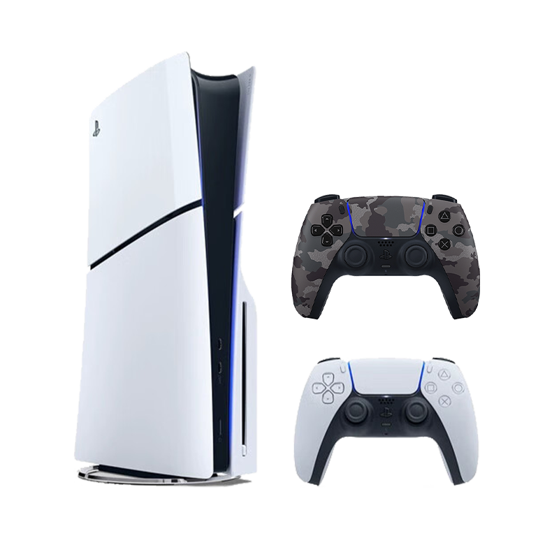 索尼（SONY） 【国内保税仓】索尼PS5slim/pro轻薄版体感游戏机家用高清4K日版/港版支持VR/黑神话 PS5 slim港版光驱版+原装深灰迷彩手柄保税仓