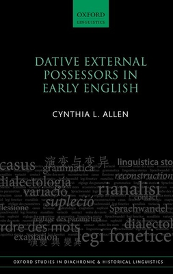 【预订】dative external possessors in early