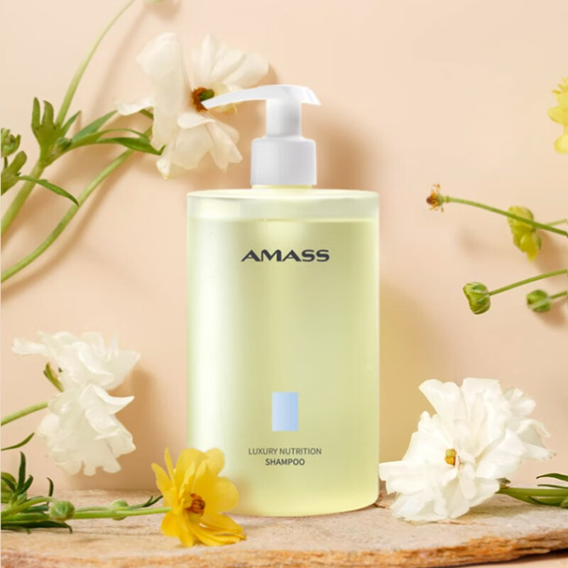 阿玛施(amass)臻萃轻润洗发水无硅油控油蓬松人参椰子油茶叶姜洗发露
