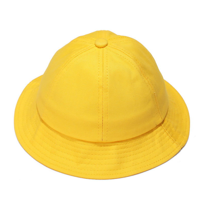 浙系儿童渔夫帽小学生防晒幼儿园帽小黄帽定制日系夏季帽子小丸子
