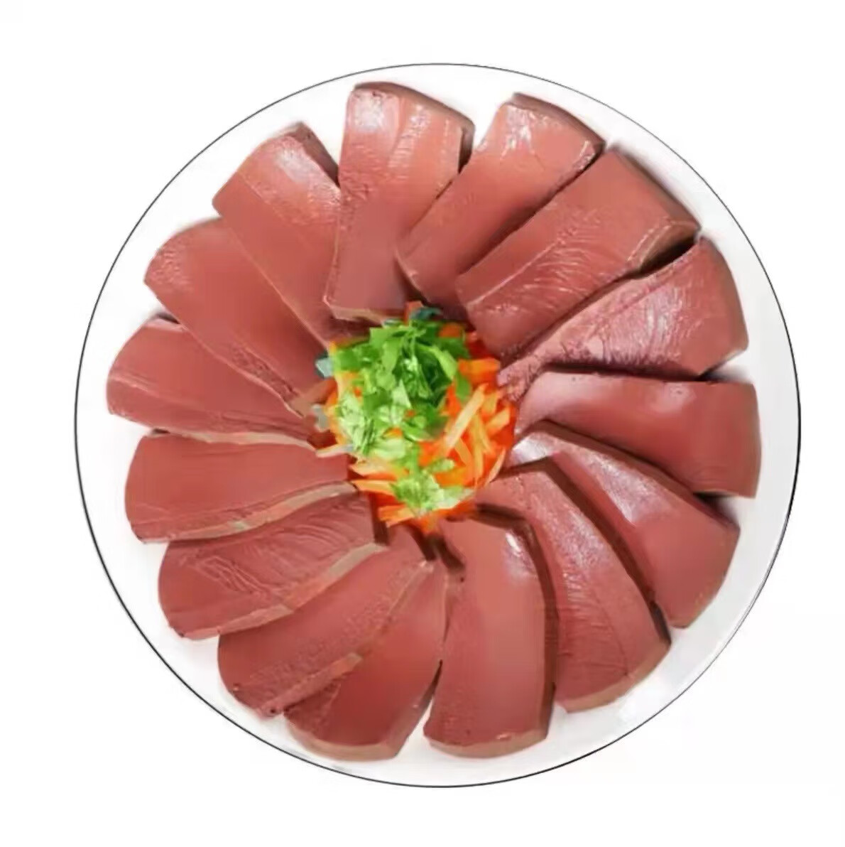 正大鸭血火锅饭店麻辣烫新鲜盒装粉丝毛血旺食材7盒*300g包邮 2100g