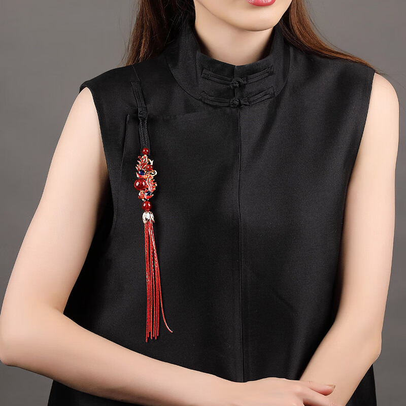 碧家旗袍压襟挂件配饰吊坠衣服衣襟挂饰流苏古风复古中国风中式汉服女