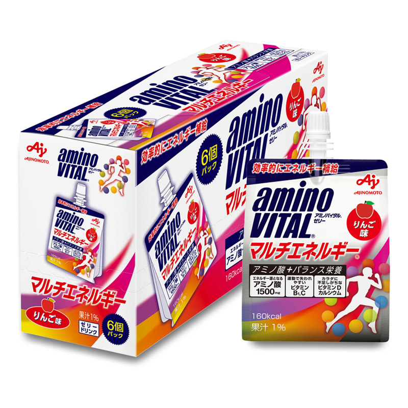 味之素 日本原装进口 安维途 氨基酸果冻饮料 马拉松赛运动代餐能量胶
