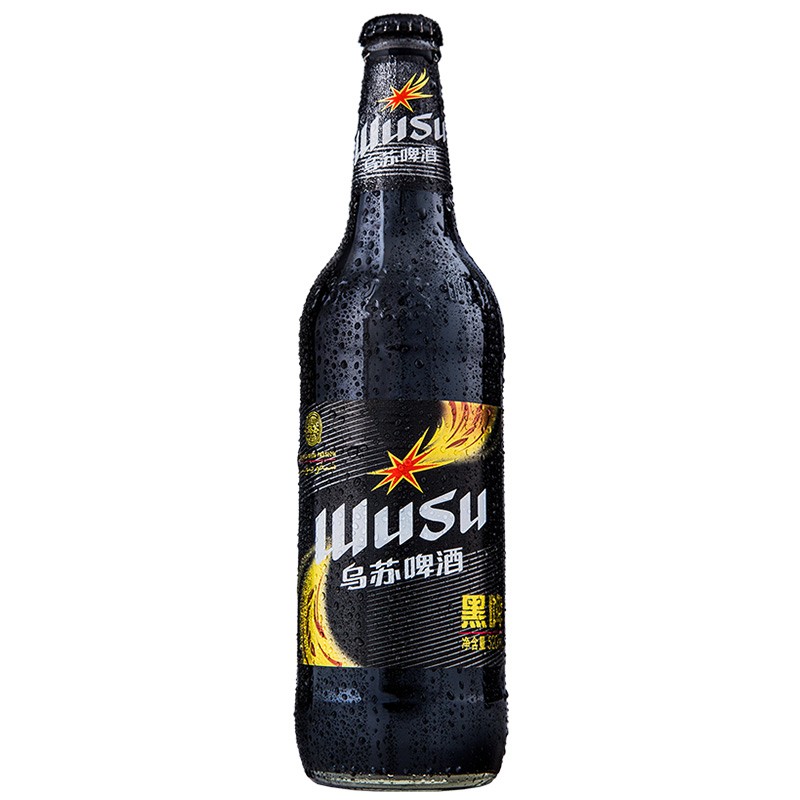 【乌苏啤酒】WUSU新疆夺命大乌苏啤酒 整箱装 黑啤620ml*12瓶