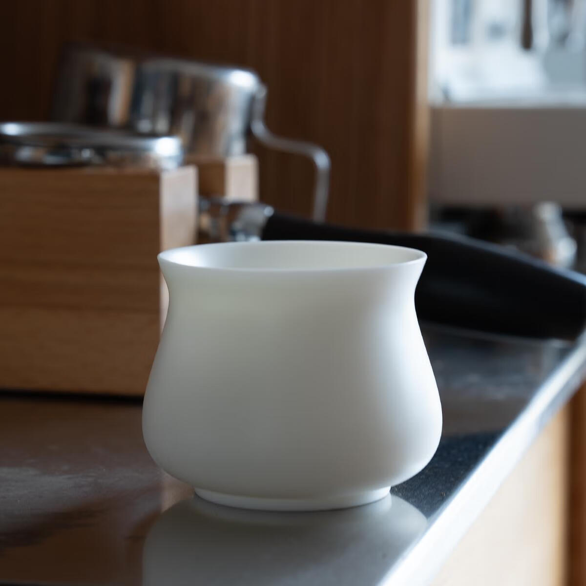 德化羊脂玉冰种玉白瓷精致陶瓷手冲combo咖啡闻香杯感官杯出品杯 180