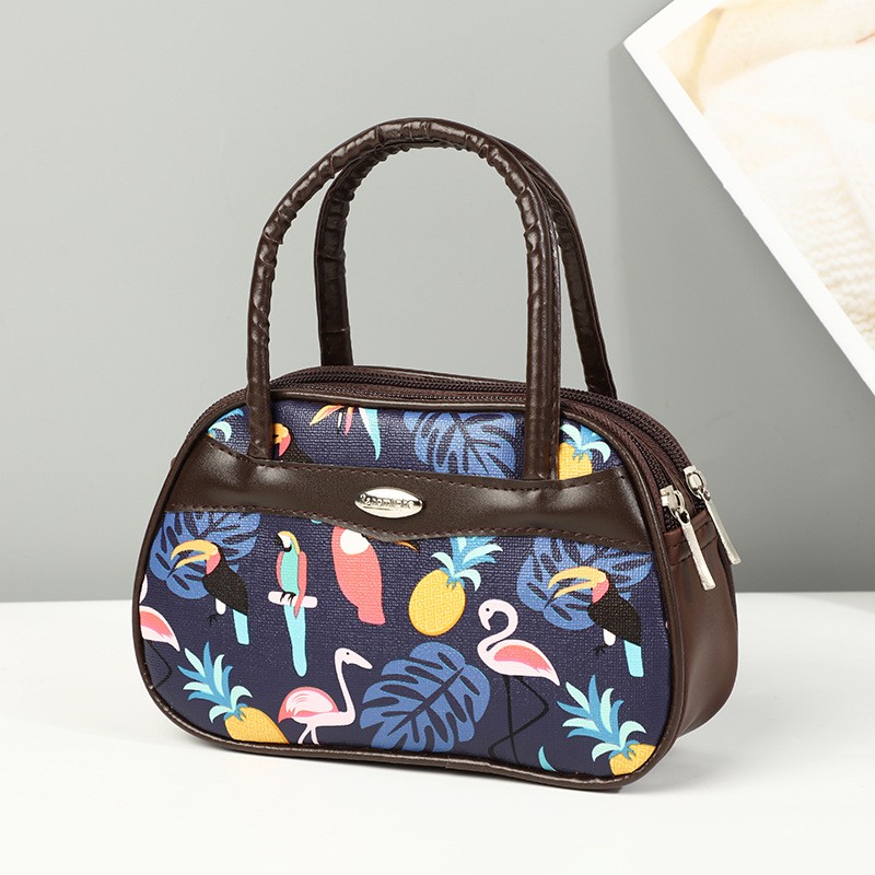 创京懿选中老年人手提包女士包手机包零钱妈妈手拿拉链小包迷你手拎