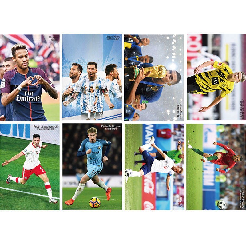 足球明星c罗海报墙贴球星周边梅西莱万哈兰德宿舍卧室房间墙壁画 01