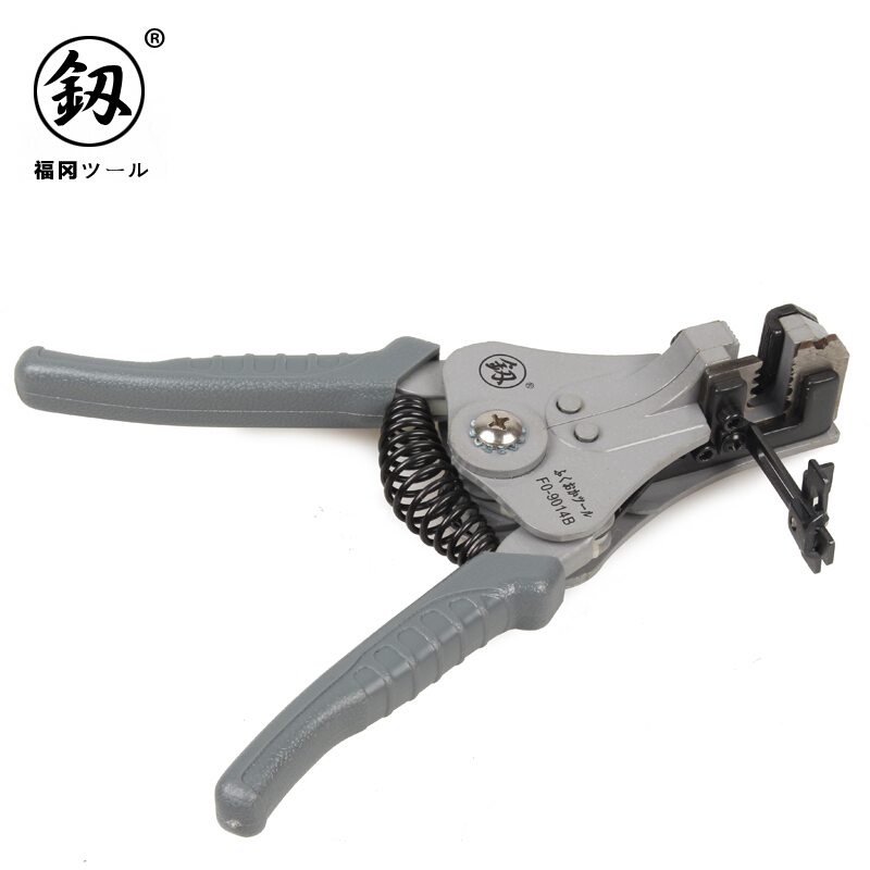釰日本福冈工具多功能自动剥线钳电工剥皮钳拨线钳