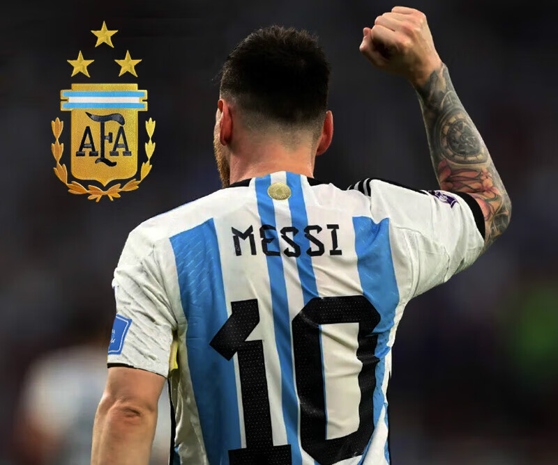 筱琰三星阿根廷梅西球衣10号主场世界杯夺冠球员版球迷版 三星阿根廷