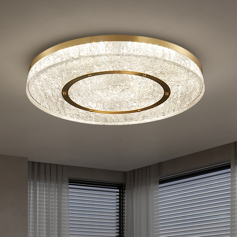 小米(mi)品质生态通用【80cm】铜客厅吸顶灯意式轻奢现代圆形大气高端