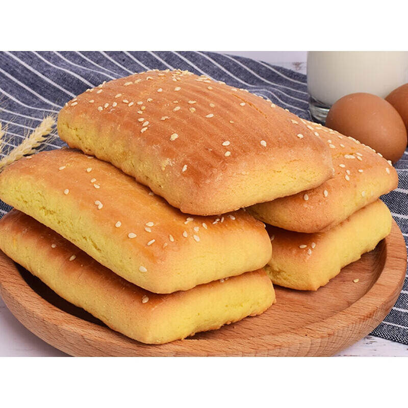 宜享健康东北老式大饼干传统老式糕点鸡蛋发面软的怀旧零食小吃500g 2