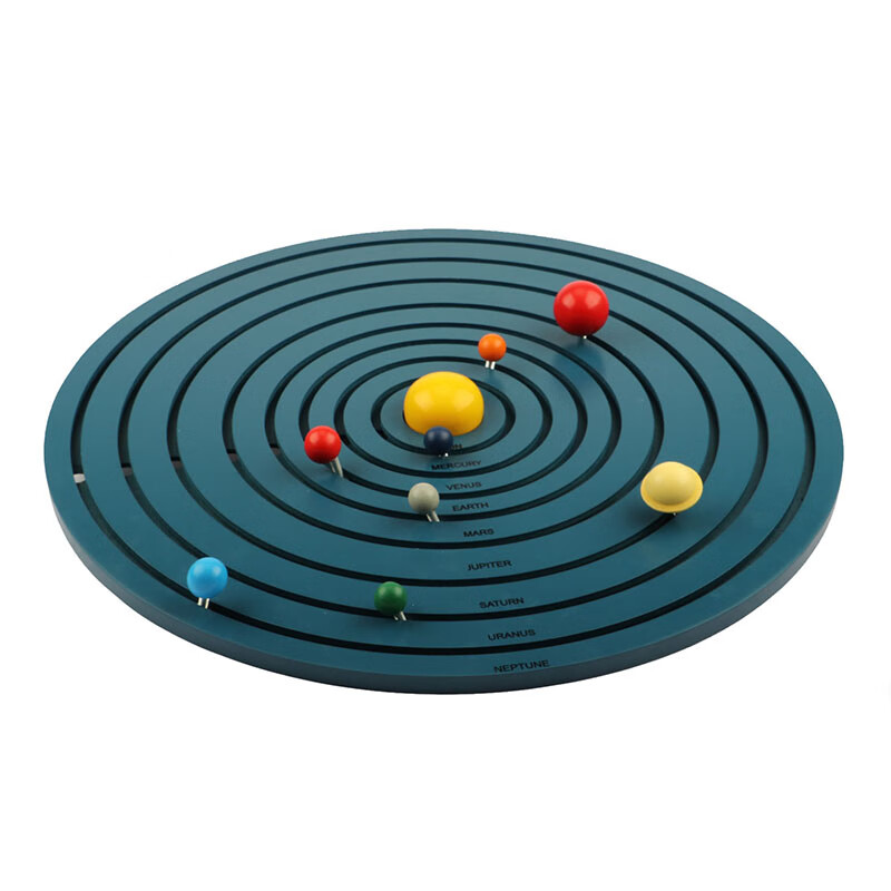 cansmarter蒙特梭利蒙氏教具早教玩具精细动作训练1一2岁立体八大行星