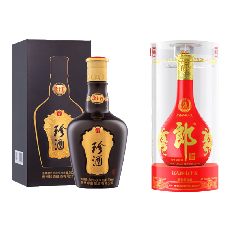 ��ƣ�ZHENJIU���ɾƺ컨��ʮ�嵥ƿװ+�����ʮ�嵥ƿװ 700Ԫ