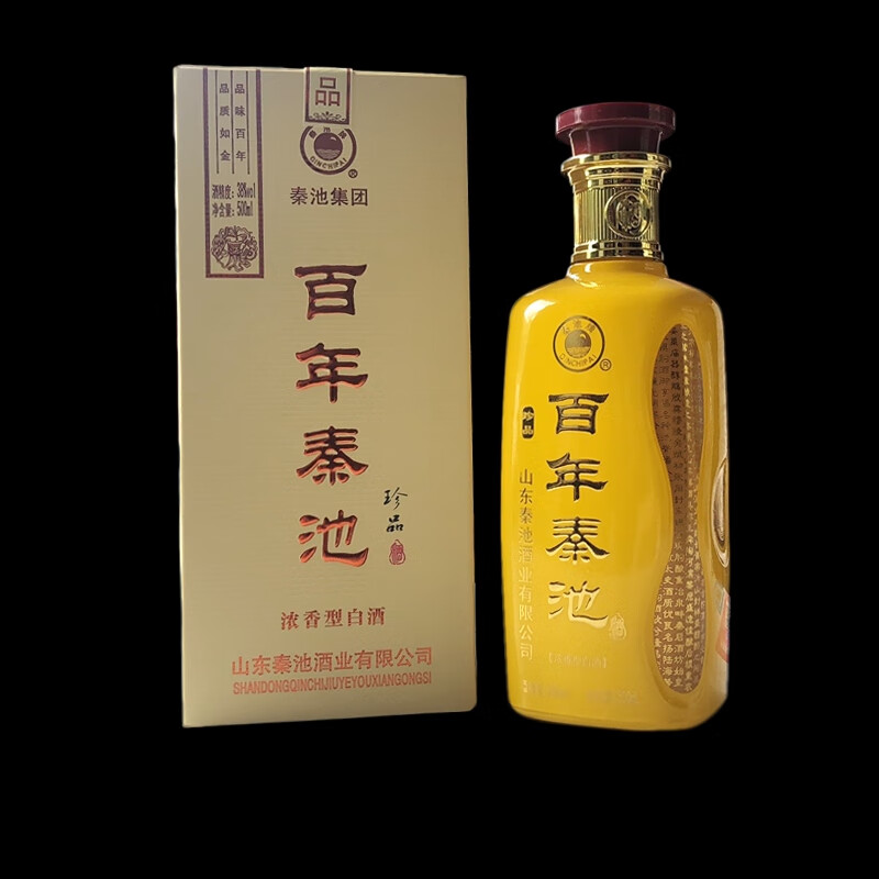 秦池【临朐馆】百年秦池白酒38度500ml浓香型白酒 整箱6瓶装