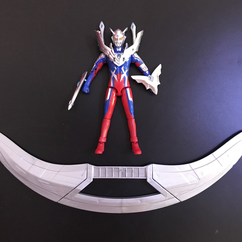 赛罗头镖 赛罗奥特曼头镖玩具 塞罗头标投标飞镖弯刀冰斧儿童拼装六一