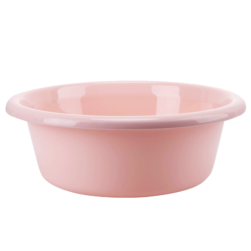 妙然34cm2個(gè)裝中號(hào)洗臉盆嬰兒盆耐摔家用泡腳塑料盆洗菜盆面盆