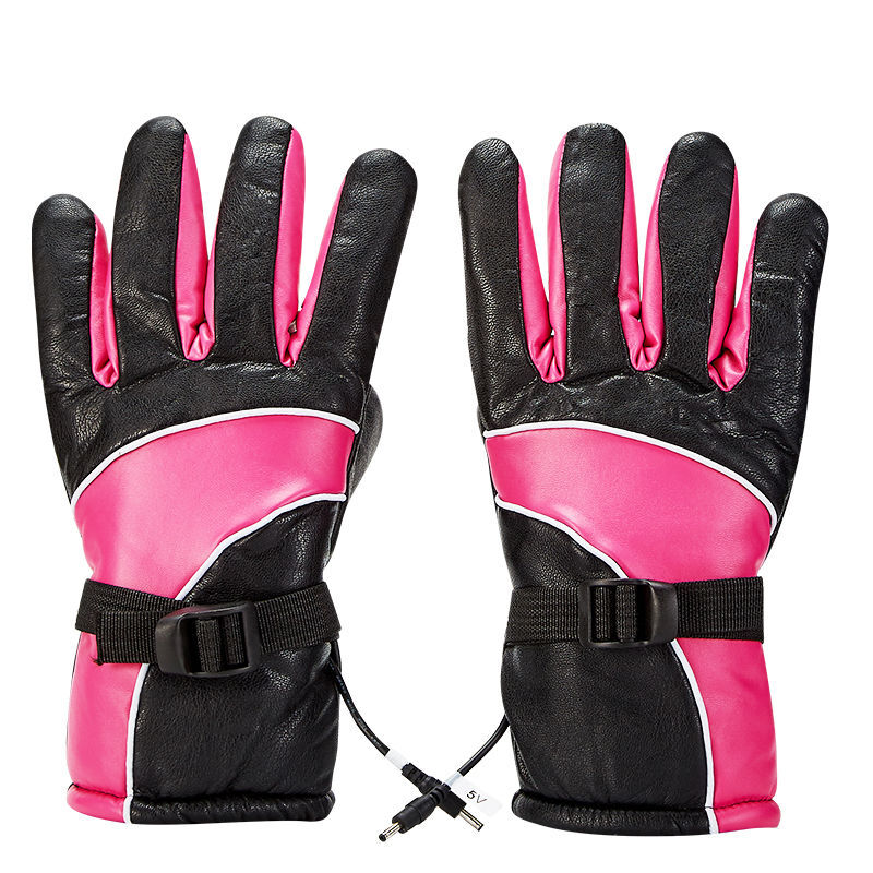 感恩节礼品】晗畅 电加热手套usb充电自发热电动车电热把套手套冬季