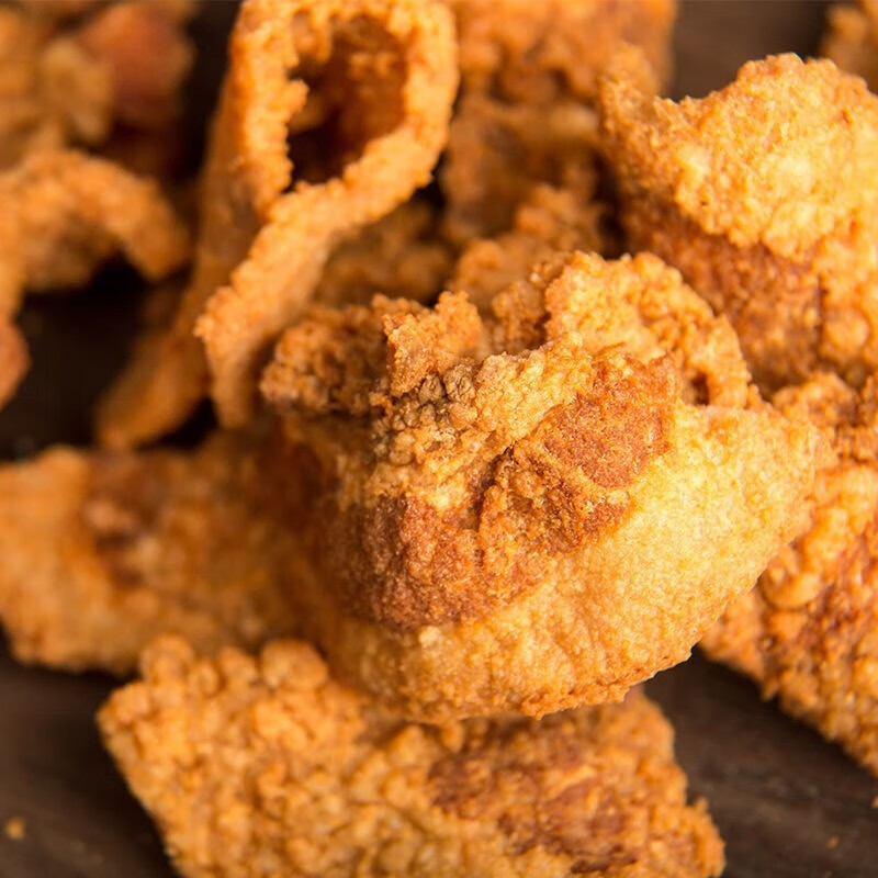 京典光年 猪油渣粕脂渣肉 浙江特产 酥脆五花肉脆皮猪肉脯油炸香酥小