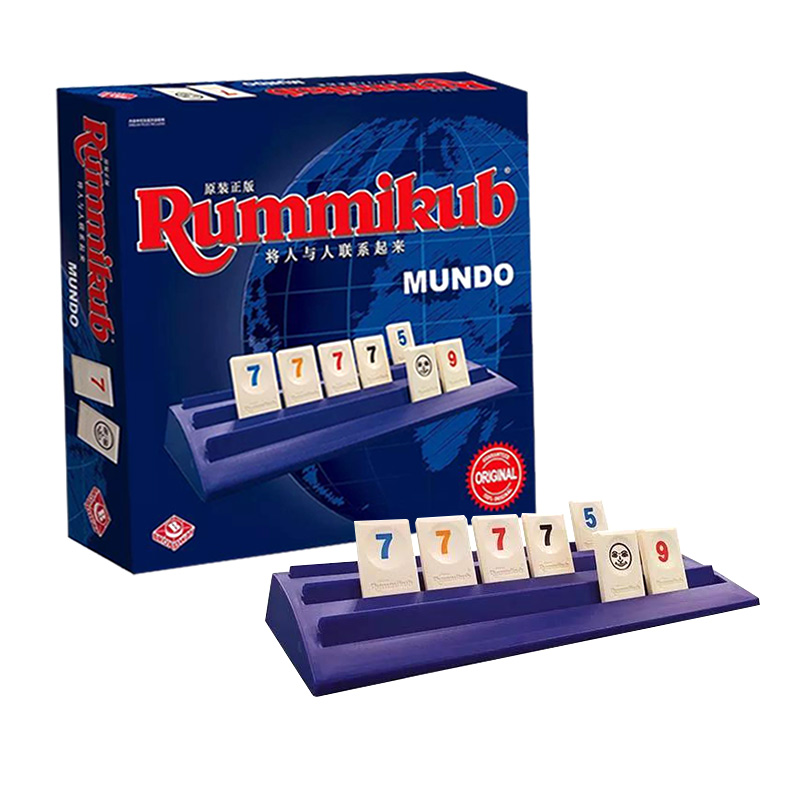 一刻馆 拉密Rummikub以色列牌桌面游戏儿童启智玩具亲子互动多人桌游 拉密/经典版  5岁+使用感如何?