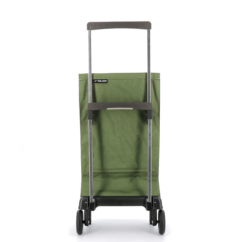 ROLSER西班牙进口购物车家用买菜车老人手拉车铝合金小拖车便携可折叠 魔术师卡其40L(秒折叠)车高97cm