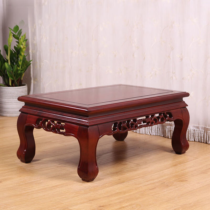 麦室炕桌农村老式家用炕上实木榻榻米茶几飘窗小桌子喝茶罗汉床桌炕几