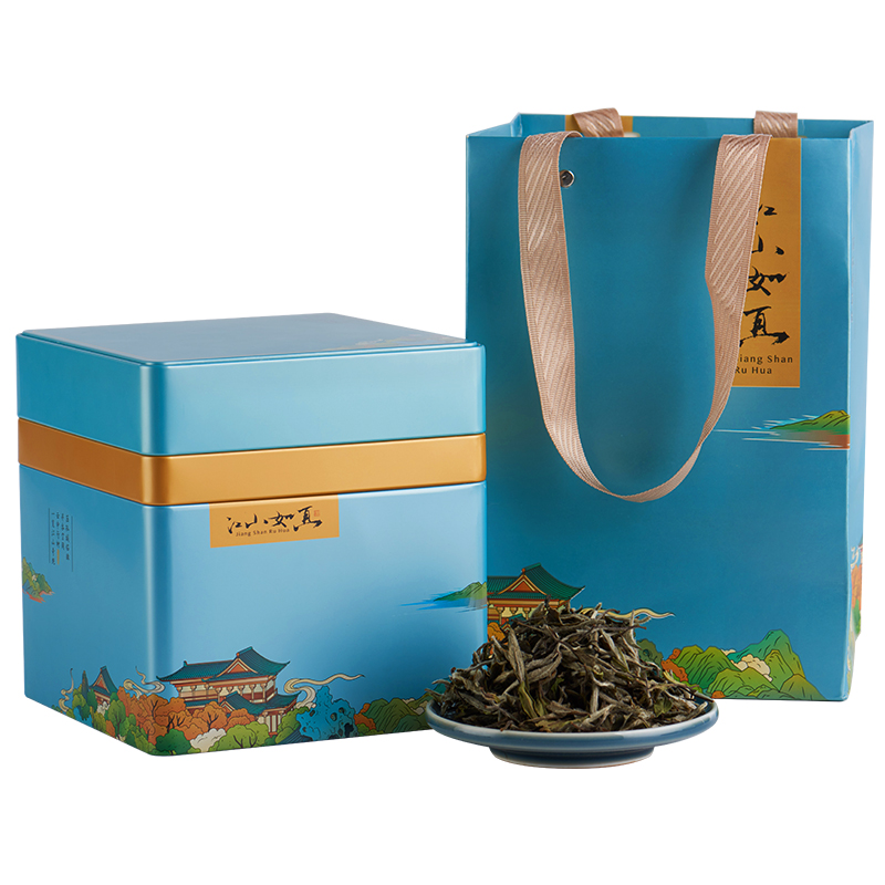 白茶花香白牡丹茶叶250g礼盒装 2018年高山白牡丹250g江山如画礼盒装