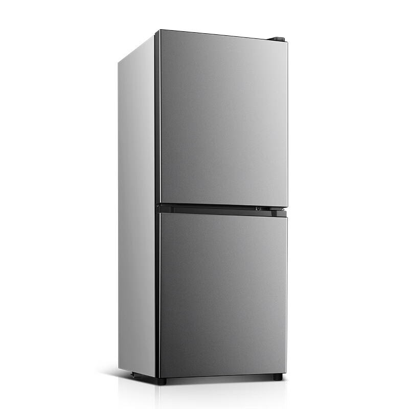 奥克斯（AUX）双门小型电冰箱 冷藏冷冻 家用出租房宿舍必备 节能低噪中小型电冰箱 128升 双门 BCD128K153L星河灰