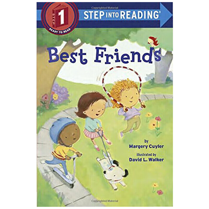 【step into reading 1】best friends 最好的朋友原版英文绘本英语