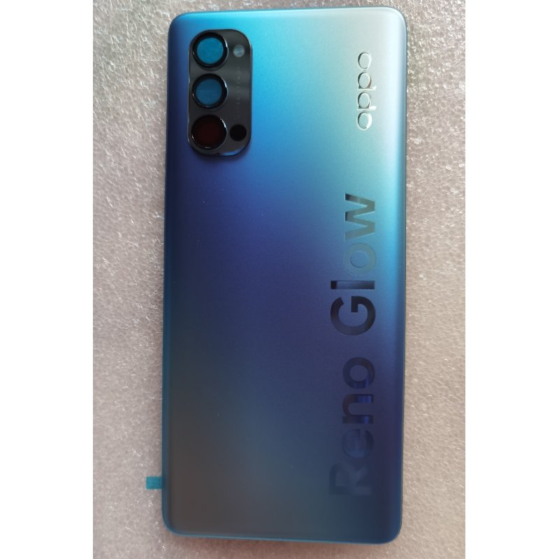 普双航适用 oppo reno4后盖玻璃reno4后盖装玻璃电池后壳reno4后壳.